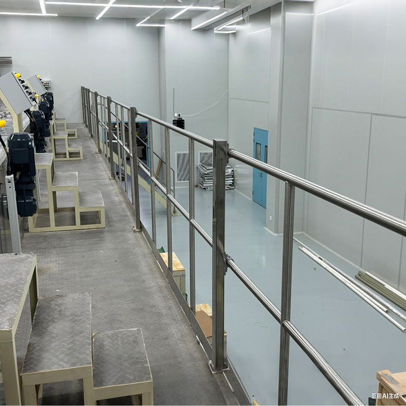 Stalen platform voor apparatuur